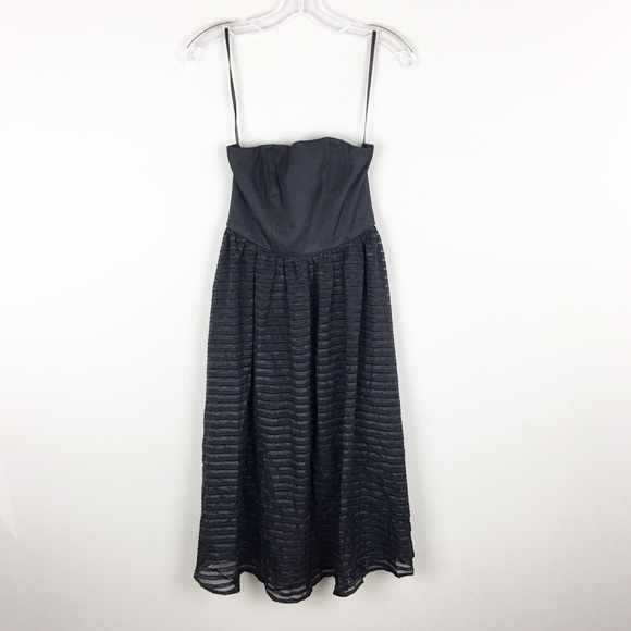 NBD | Black Strapless Midi Dress - E21 - Picture 2 of 7